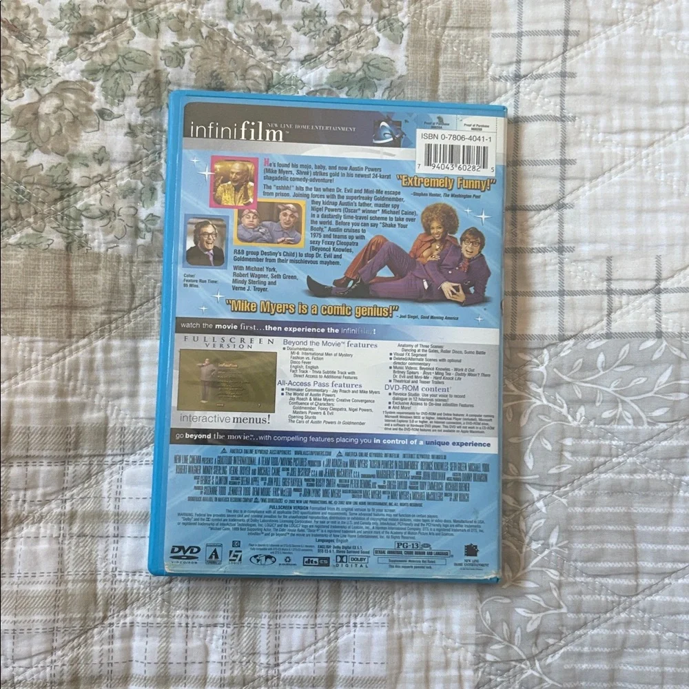 Austin Powers Goldmember DVD